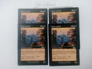 4x Rank and File Urza's Legacy MTG Great Condition - Picture 1 of 2