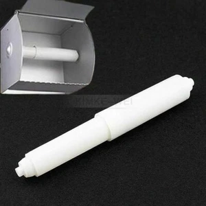 Replacement Toilet Paper Roll Holder Insert Spring Roller Spindle White - Picture 1 of 8