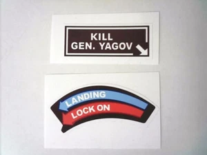 F-14 Tomcat Pinball Machine Land Lock Kill Yagov Decals - Picture 1 of 1