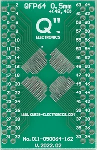 QFP64, LQFP64, SQFP64, TQFP64, VQFP64 0.50mm(0.02") to 2 x IDC2x16 [US] - Picture 1 of 1