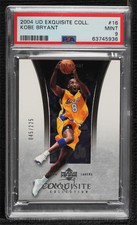 2004-05 Upper Deck Exquisite Collection /225 Kobe Bryant #16 PSA 9 MINT HOF