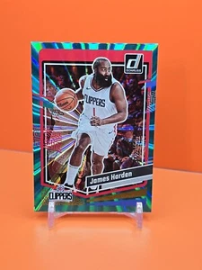 ⚪️🔴🔵 2023-24 DONRUSS JAMES TOUGH #63 TEAL LAZER HOLO 5/20 CLIPPERS 🔵🔴⚪️ - Bild 1 von 3