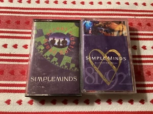 Simple Minds cassettes Street Fighting Years Glittering Prize - Picture 1 of 3