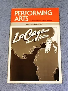 La Cage Aux Folles Playbill Gene Barry Walter Charles - 1985 Pantages - Bild 1 von 3