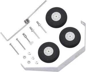 1 Set Aluminum Landing Gear Wheel Kit DIY Parts for RC plane Jet for Cessna 182 - Picture 1 of 5
