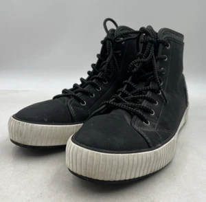 Levis Shoes Mens Sz 10.5 CRT HI American 519989-24A1 Black Synthetic Sneakers - Picture 1 of 10