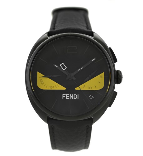 Fendi Momento Bugs F214611611 Data Cronografo Acciaio 40MM Unisex Quarzo