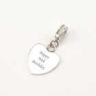 Engraved Bracelet Charm, Personalised Birthday Gift For 18Th, 21St, 30Th, 40Th,