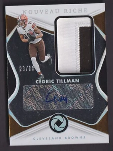 2024 Panini Gold Standard Cedric Tillman Auto /89 Nouveau Riche Jersey Browns - Picture 1 of 2