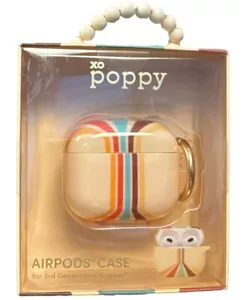 Custodia XO Poppy AirPods Air Pod’s Pro Rainbow 【1a/2a generazione】 - Foto 1 di 3