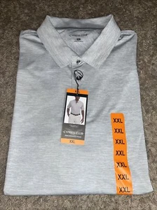 Men's Cypress Club Gray XXLarge Performance Polo Golf Shirt 2XL - Picture 1 of 7