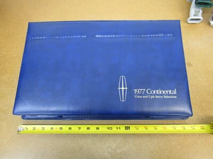 1977 Lincoln Color & Upholstery Dealer Album paint book Continental Mark V - Picture 1 of 20