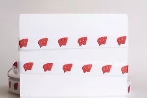 UNIVERSITY OF WISCONSIN BADGERS UWM 5/8" GROSGRAIN RIBBON 1,3,5,10 YARDS - Picture 1 of 1