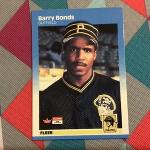 2001 Fleer Platinum 20th Ann Reprints Barry Bonds #9 1987 Fleer Rookie Card #604 - Picture 1 of 2