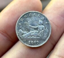 Moneda PLATA 50 Centimos 1869 *(6-9) ESPAÑA