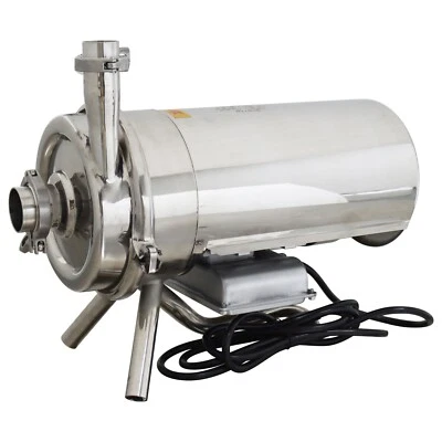 Bomba centrífuga de acero inoxidable de grado alimenticio 304 10T/H 220V 2" entrada 1,5" salida Foto 1 de 4