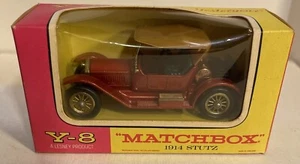 Vintage 1968 Matchbox 1914 STUTZ Lesney NEW IN BOX Y-8 MODELS OF YESTERYEAR - Picture 1 of 9