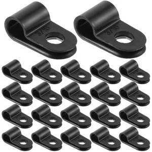 200 Pcs Cable Clamp Sorter Small Clips Network Holders for Cables - Photo 1/12