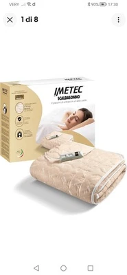 IMETEC SCALDASONNO SINGOLO TESSUTO TRAPUNTATO LAVABILE 150X80 MADEINITALY - Immagine 1 di 4