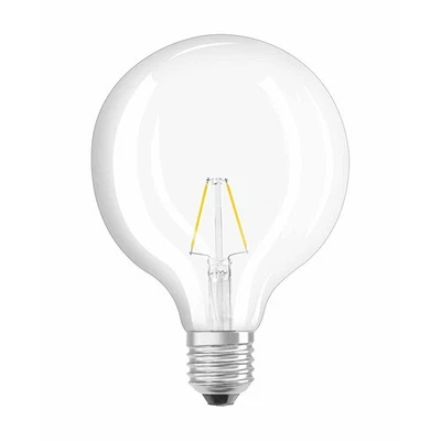 Osram LED Retrofit Classic Globe G125 2W = 25W E27 klar 250lm warmweiß 2700K - Bild 1 von 4