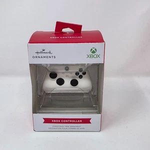 Hallmark Mando Xbox Árbol de Navidad 2024 Adorno de Vacaciones Retro Blanco - Imagen 1 de 4