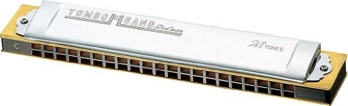 Tombo Sounder Harmonica B-tone Special Band 21 Hole 1521