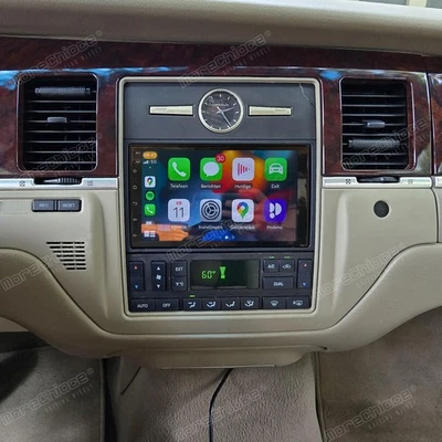 For 2003-2011 Lincoln Town Car Android 15 Apple Carplay Car GPS Stereo Radio Foto 1 de 4