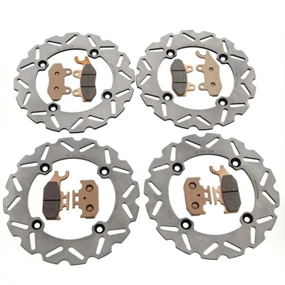 Brake Rotors & Brake Pads for Can-Am Maverick 1000R 2013 Front & Rear RipTide - Imagem 1 de 4