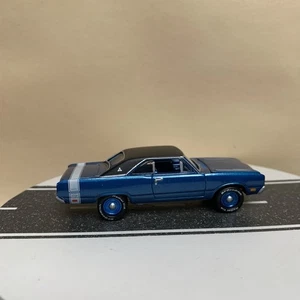 Johnny Lightning Muscle Cars USA 1969 Dodge Dart Swinger 340 Blue/Black 1:64 NM - Picture 1 of 14