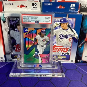 2025 Topps Chrome All-Etch Rookie Rush Kevin Alcantara #CERR-8 Cubs PSA 10 RC - Bild 1 von 2