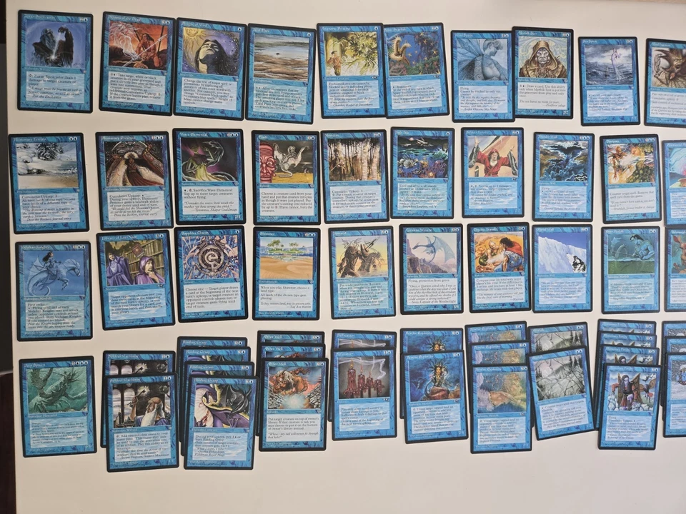 Magic the Gathering Blue cards ( 277 cards ) - Image 1 of 4