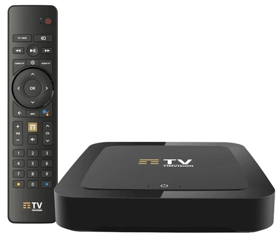 Tim Vision tim Box Sagemcom o Technicolor   Decoder dvb T2 android 4k - Immagine 1 di 3