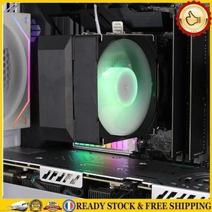 9cm ARGB PWM Chassis Fan 4Pin Silent CPU Cooling Fan for Computer Case (Black) * - Afbeelding 1 van 11