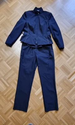 Milano Di Alba Moda Hosenanzug Schwarz Gr. 38 - Bild 1 von 4