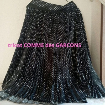 Falda envolvente plisada tricot COMME des GARCONS M☆punto Foto 1 de 4