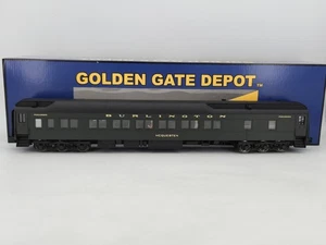 Golden Gate Depot Burlington CB&Q Plastic 12-1 Sleeper Car - MCQUESTEN - 3 Rail - Picture 1 of 23