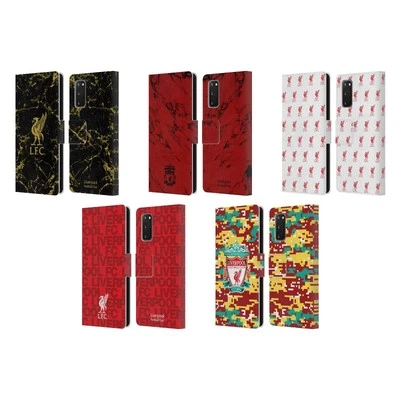 LIVERPOOL FC LFC CREST & LIVERBIRD PATTERNS 1 PU LEATHER BOOK CASE FOR SAMSUNG 1 - Image 1 of 4