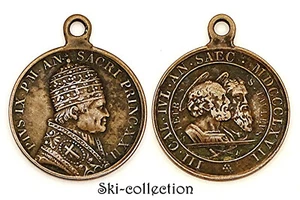 Papal Medal. Vatican. Pius IX°- S.PETRUS-S.PAULLUS. 1867. Bronze - Picture 1 of 1