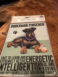 Dobermann Pinscher - Blechschild Metall - Bild 1 von 1