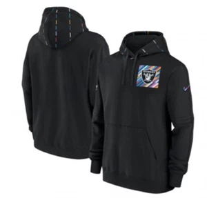 Las Vegas Raiders Nike NFL Crucial Catch Therma Pullover Hoodie Men’s XXL 2XL - Picture 1 of 4
