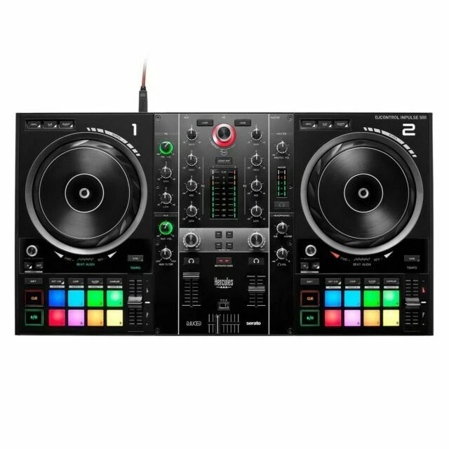 Hercules Inpulse 500 DJ Control Mixing Desk - Black (4780909)