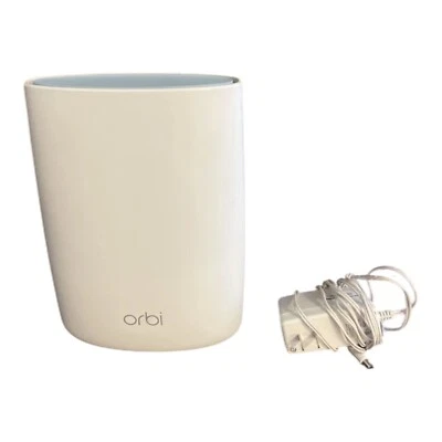 NETGEAR Orbi RBr50v2 Satellite Home Mesh WiFi Tri-band AC3000 Router &Charger! - Image 1 of 4