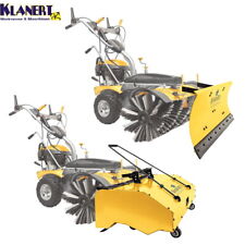 BAMATO Kehrmaschine KEM-1000 mit Sammelbehälter / Schneeschild / E-Start