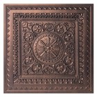 Art3d 2x2 ft. Drop Ceiling Tiles, Glue up Ceiling Tiles in Antique Copper