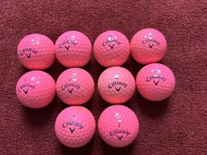 10 Pink Callaway  Supersoft And Reva Used Golf Balls AAA/AAAA Quality