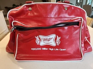 Rare Vintage $100,000 Miller High Life Open Duffel Bag 1978-79 PBA Milwaukee WI - Picture 1 of 14