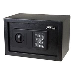 Digital Safe - Electronic Steel Safe with Keypad and Manual Override Keys - P...