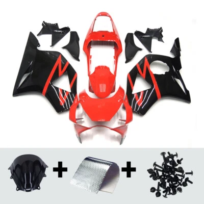 Fairings for Honda CBR954RR 2002 2003 CBR900RR 02 Injection Bodywork - Black Red Foto 1 de 4