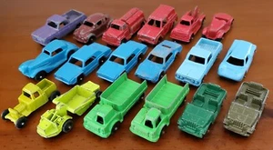 ALL ORIGINAL 1960s TOOTSIETOYS 18 Cars Trucks Jeep VW GT Toronado TBird Mercedes - Picture 1 of 13