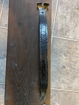 Herramientas para chimenea, forjadas a mano, metal, póker de madera, rastrillo de carbón, pala de ceniza Foto 1 de 4